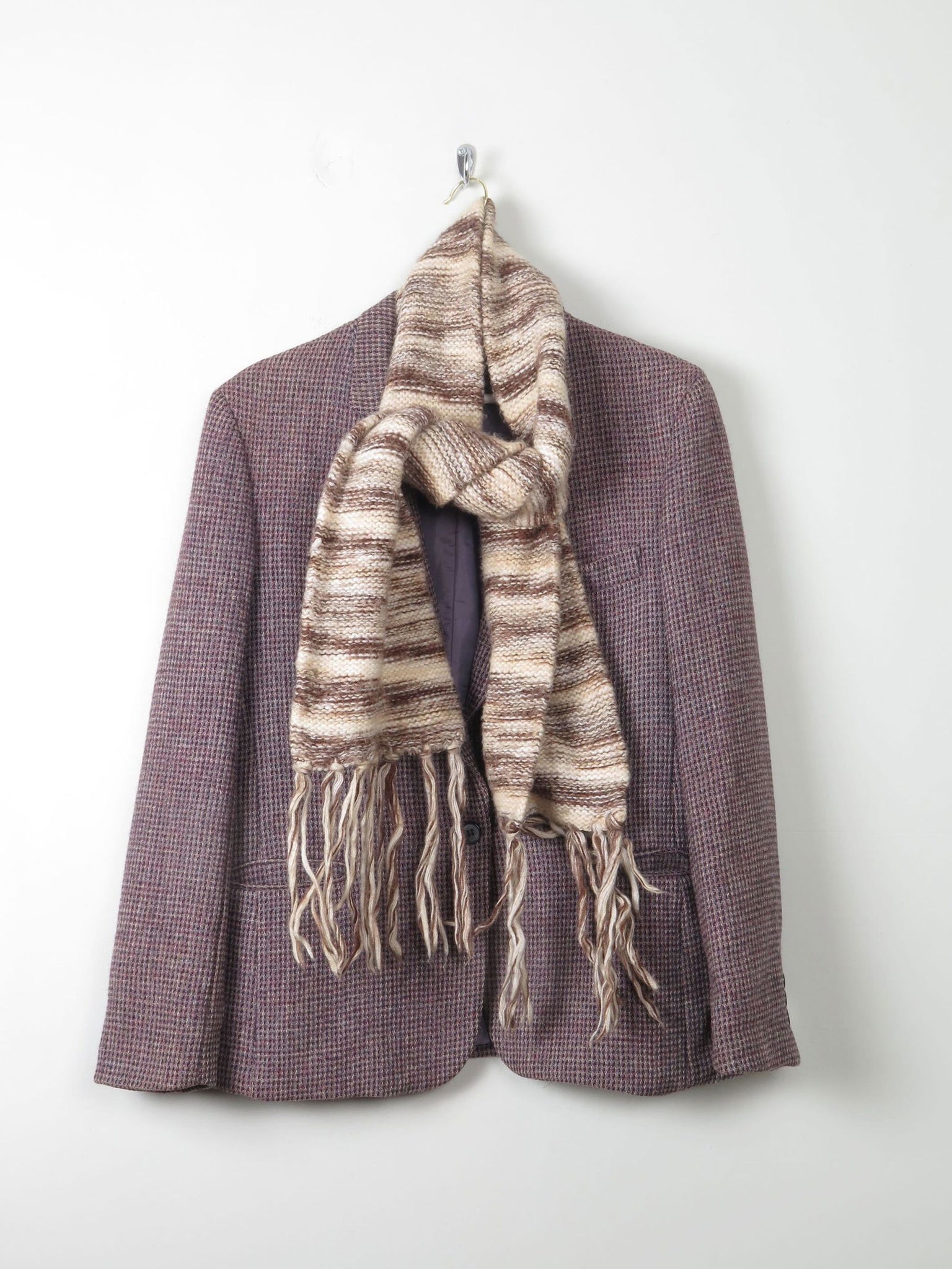 Women's Vintage Tweed Jacket S/M - The Harlequin