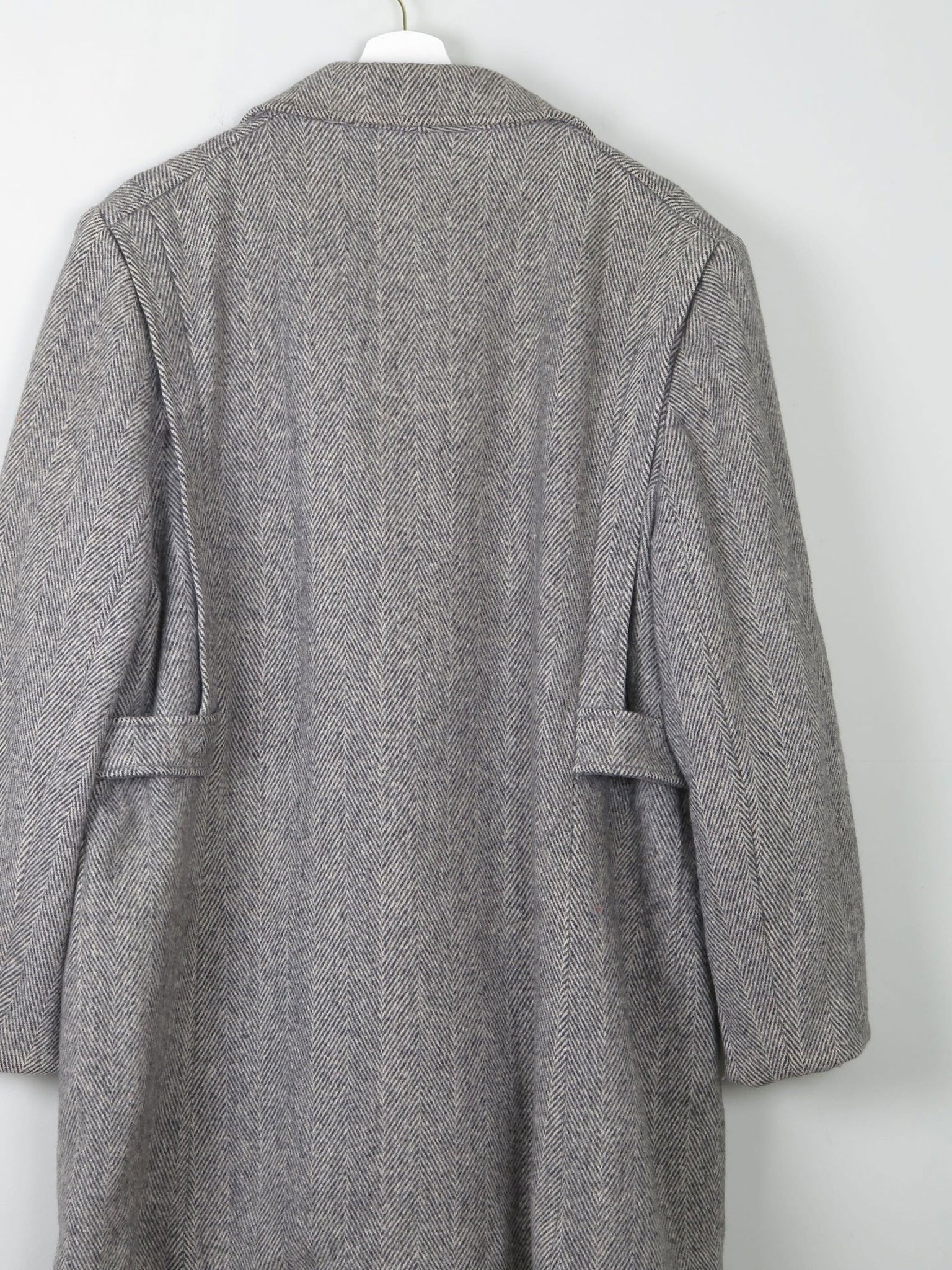 Women's Vintage Wool Tweed Short Coat L/XL - The Harlequin