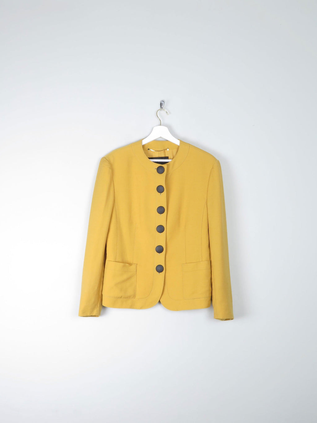 Women’s Vintage Yellow/Mustard Louis Feraud Jacket M - The Harlequin