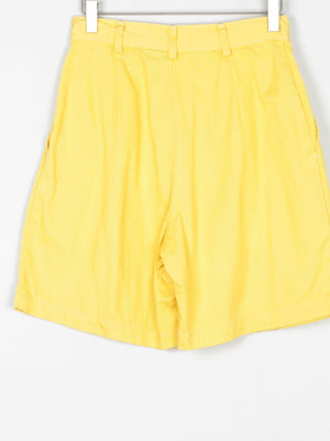 Women’s Vintage Yellow Bermuda Shorts 8 27" - The Harlequin