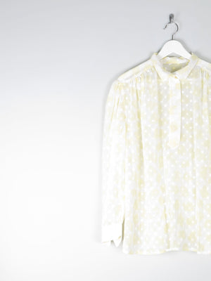 Women’s Yellow Polka Dot Blouse M/L - The Harlequin