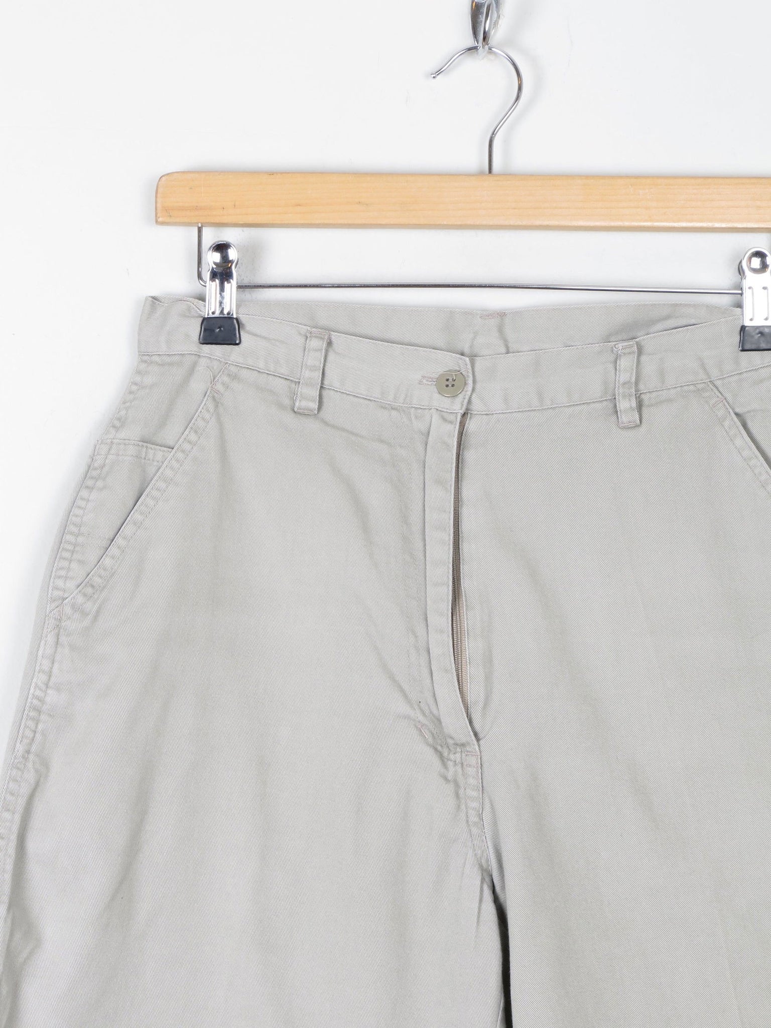 Womens Vintage High Waisted Khaki Shorts 10 29" - The Harlequin