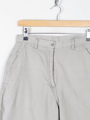 Womens Vintage High Waisted Khaki Shorts 10 29" - The Harlequin