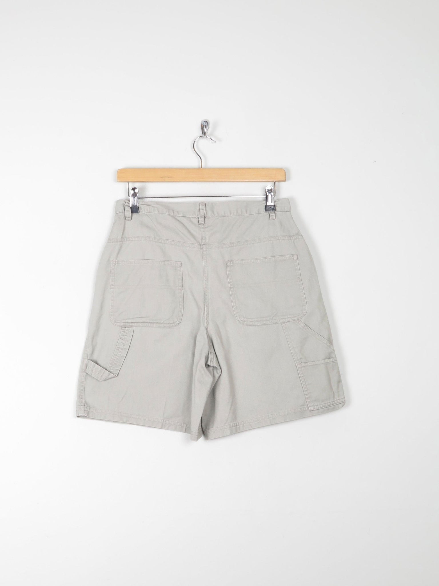 Womens Vintage High Waisted Khaki Shorts 10 29" - The Harlequin