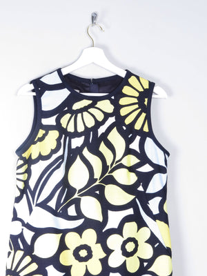 Yellow & Navy Vintage Style Hobbs Shift Dress 12 - The Harlequin