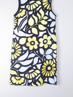 Yellow & Navy Vintage Style Hobbs Shift Dress 12 - The Harlequin