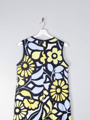 Yellow & Navy Vintage Style Hobbs Shift Dress 12 - The Harlequin