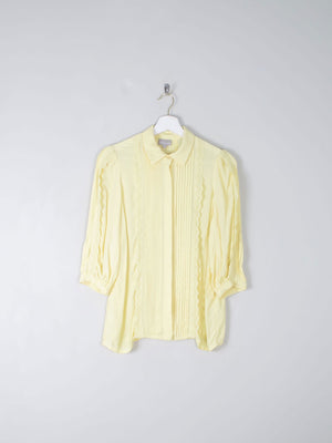 Yellow Oliver Bonas Frilly Blouse 8 - The Harlequin