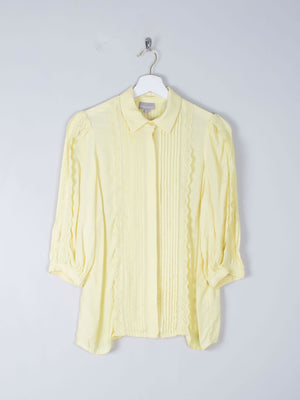 Yellow Oliver Bonas Frilly Blouse 8 - The Harlequin