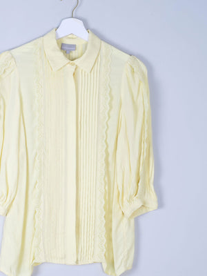 Yellow Oliver Bonas Frilly Blouse 8 - The Harlequin