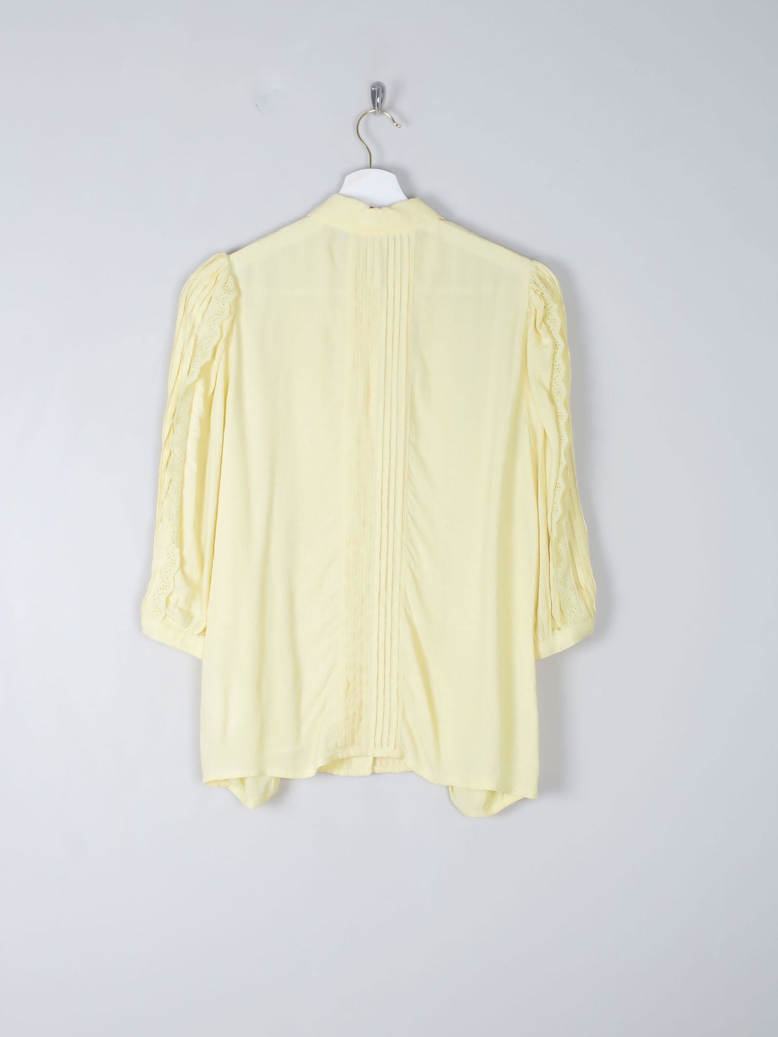 Yellow Oliver Bonas Frilly Blouse 8 - The Harlequin