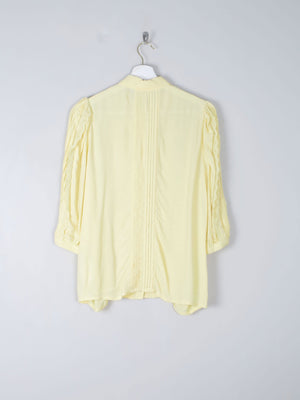 Yellow Oliver Bonas Frilly Blouse 8 - The Harlequin