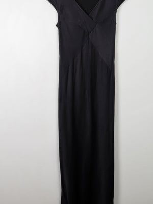 Black Vintage Pearse Fionda Black Satin Evening Dress - The Harlequin