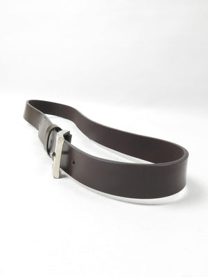 Brown Leather Vintage Belt 30-32 W - The Harlequin