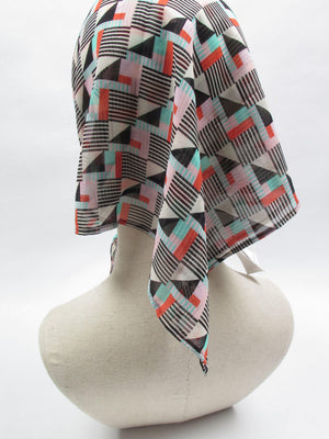 Classic Printed Silk Square Scarf - The Harlequin