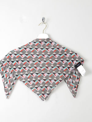 Classic Printed Silk Square Scarf - The Harlequin