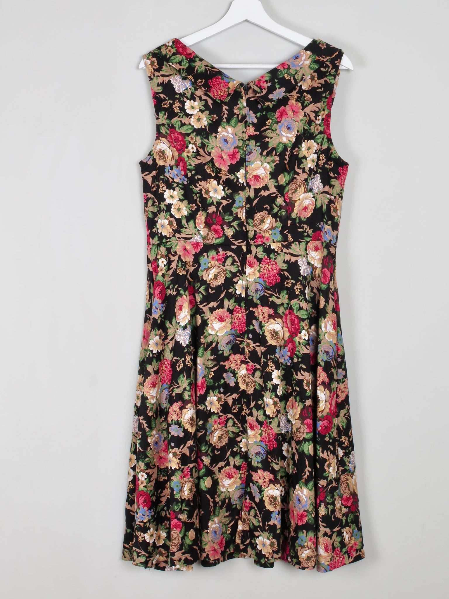 Floral Vintage 1950s Style Dress 14 - The Harlequin