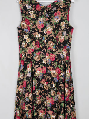 Floral Vintage 1950s Style Dress 14 - The Harlequin