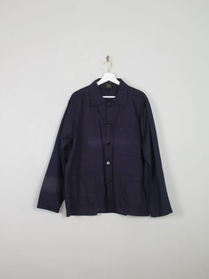 Men's Blue Vintage Work Jacket M - The Harlequin