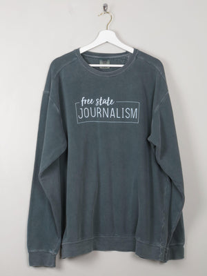 Men's Green Free State Journalism Logo Sweatshirt - The Harlequin