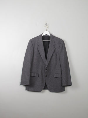 Men's Grey Vintage 70s Pinstripe Jacket 40" - The Harlequin