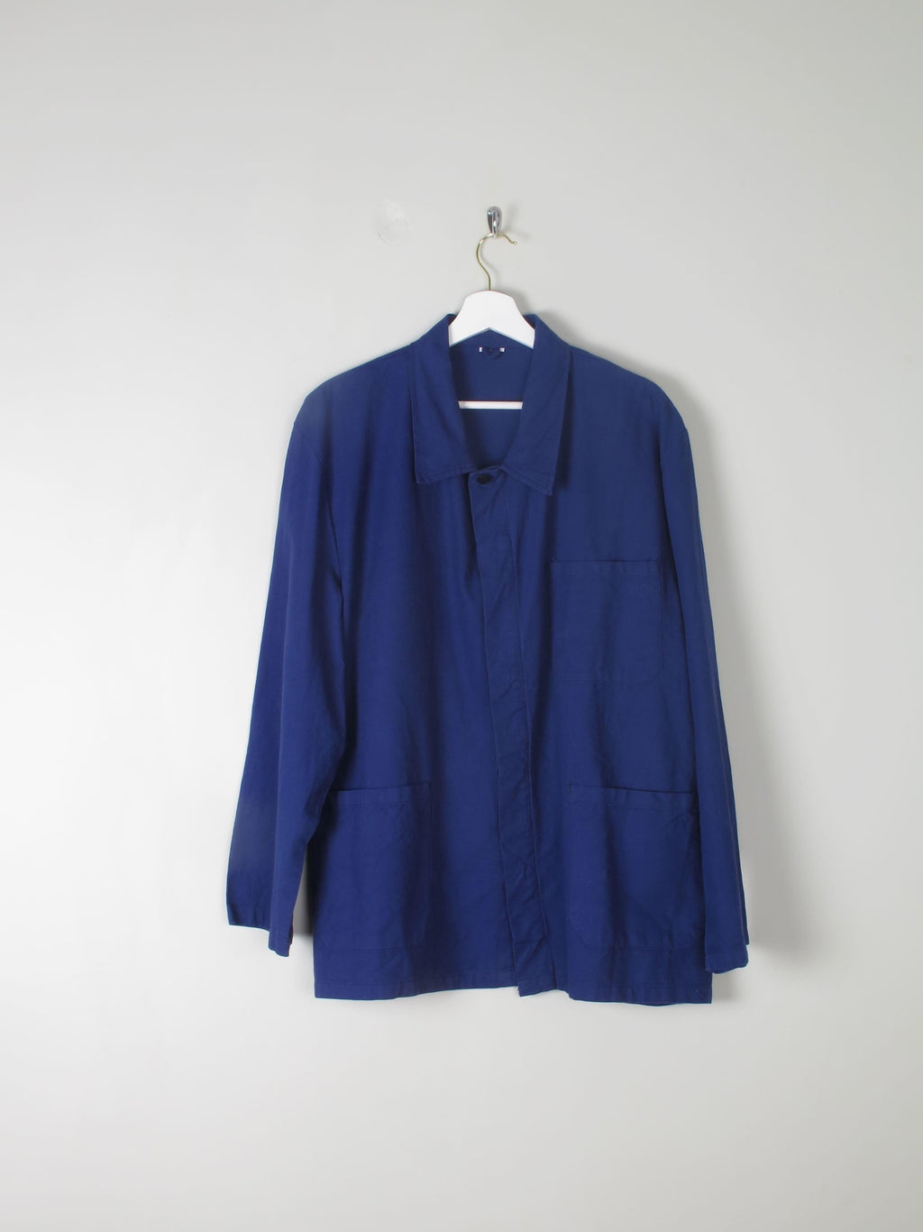 Men's Indigo Blue Vintage Work Jacket L - The Harlequin