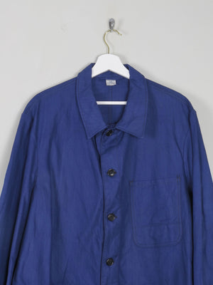 Men's Indigo Vintage Blue Work Jacket XL - The Harlequin