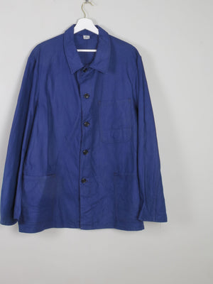 Men's Indigo Vintage Blue Work Jacket XL - The Harlequin