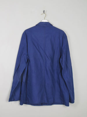 Men's Indigo Vintage Blue Work Jacket XL - The Harlequin