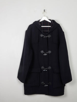 Men's Navy Wool Vintage Duffle Coat XL/XXL - The Harlequin