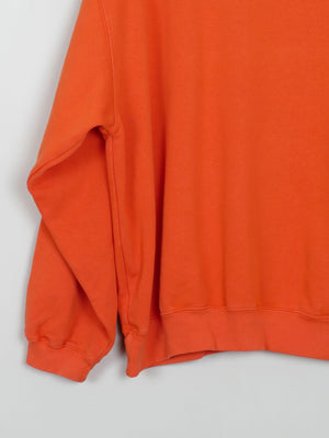 Men's Orange Vintage Nike Team Sweatshirt L - The Harlequin