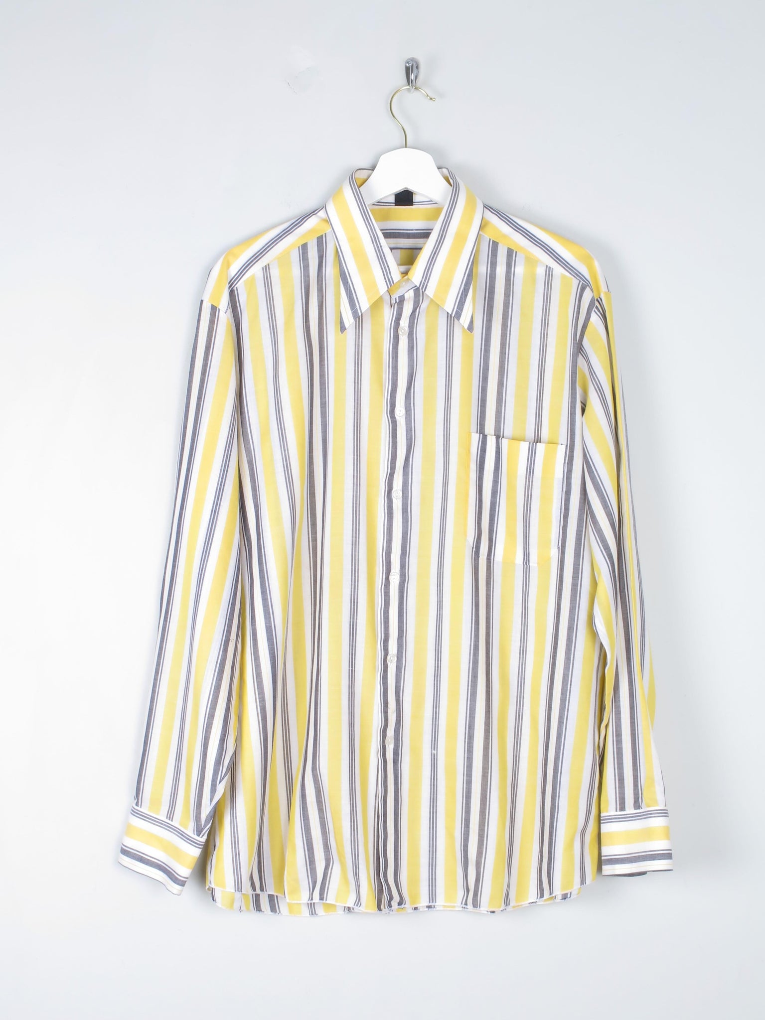 Men's Striped Vintage Shirt XL - The Harlequin