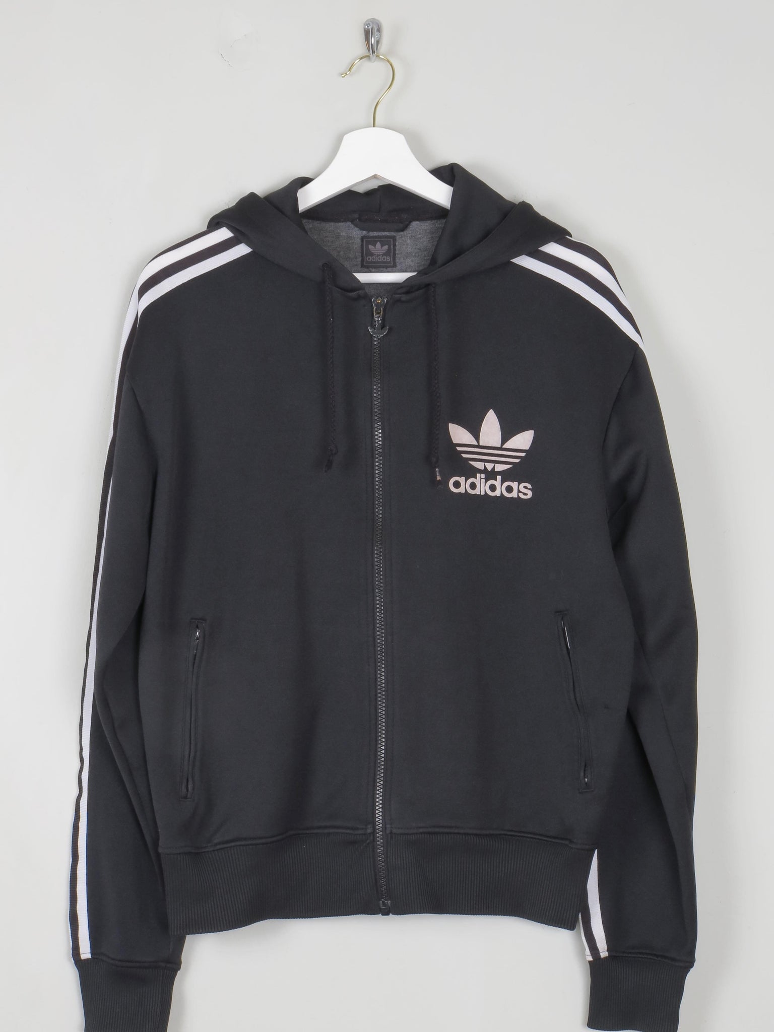 Men's Vintage Adidas Track Jacket With Hood S/M - The Harlequin