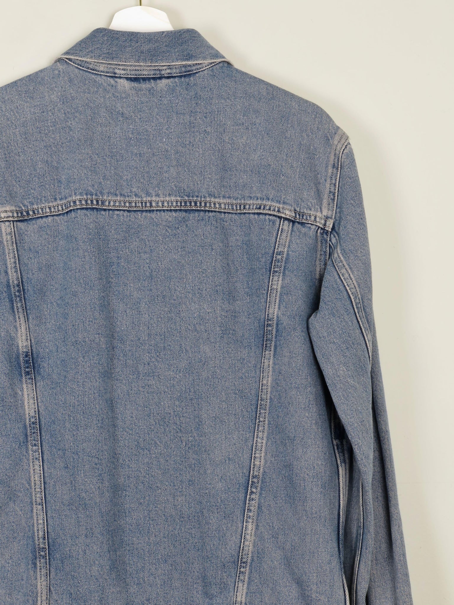 Men's Vintage Blue Denim Jacket Wrangler L - The Harlequin