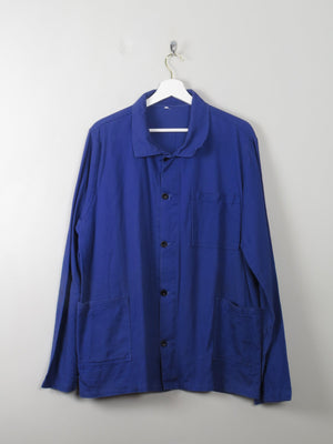 Men's Vintage Blue Work Jacket L - The Harlequin