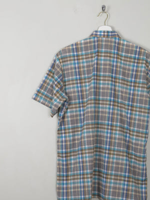 Men's Vintage Check Shirt L - The Harlequin