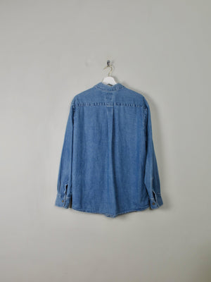 Men's Vintage Denim Shirt M - The Harlequin