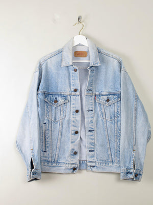 Men's Vintage Faded Blue Denim Levi's Jacket S - The Harlequin