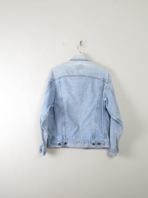 Men's Vintage Faded Blue Denim Levi's Jacket S - The Harlequin