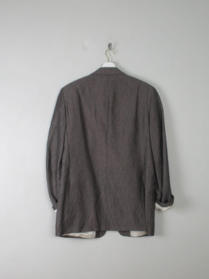 Men's Vintage Grey Remus Linen Mix Jacket 38" - The Harlequin