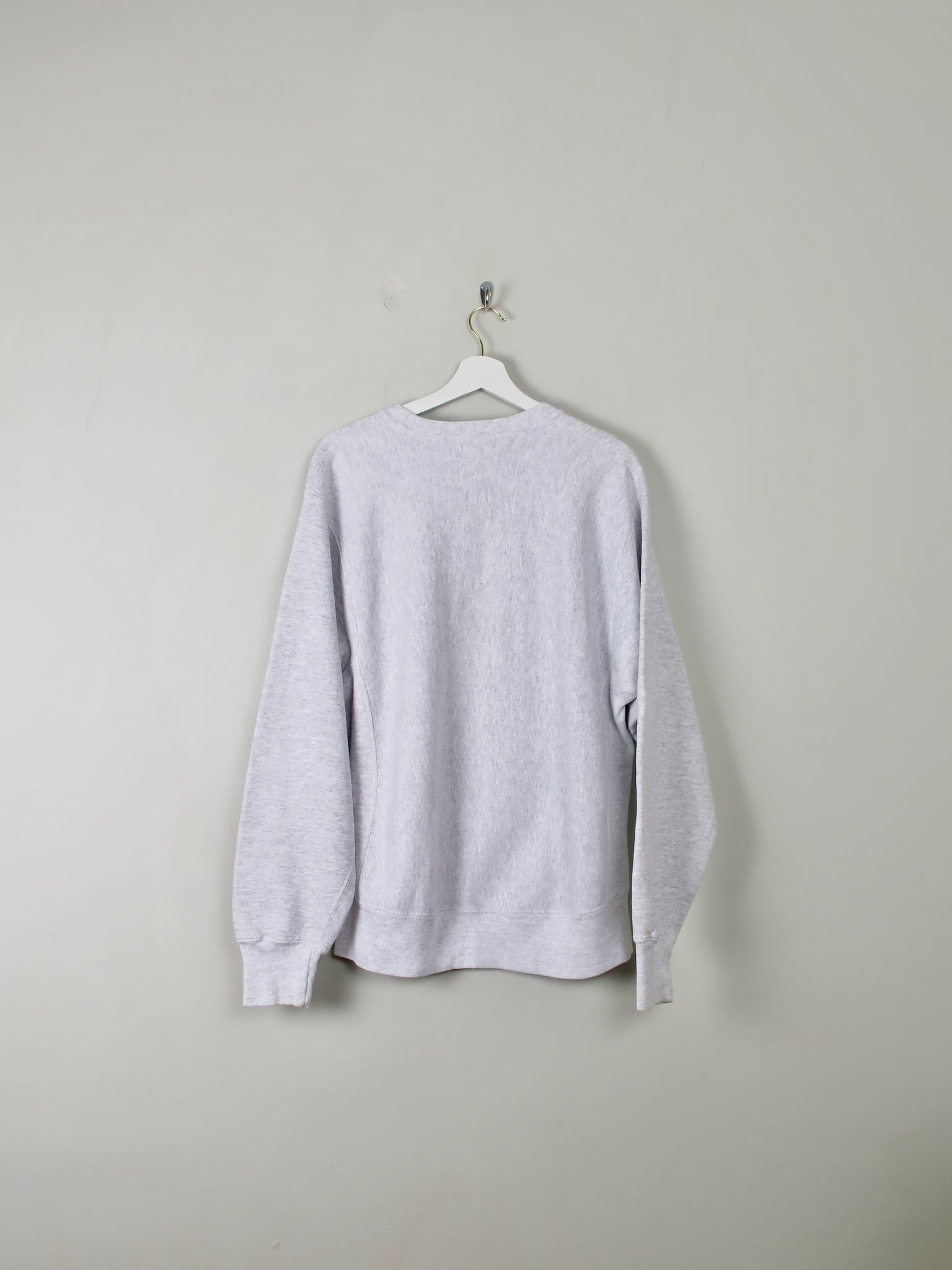 Men's Vintage Grey Sweatshirt L - The Harlequin
