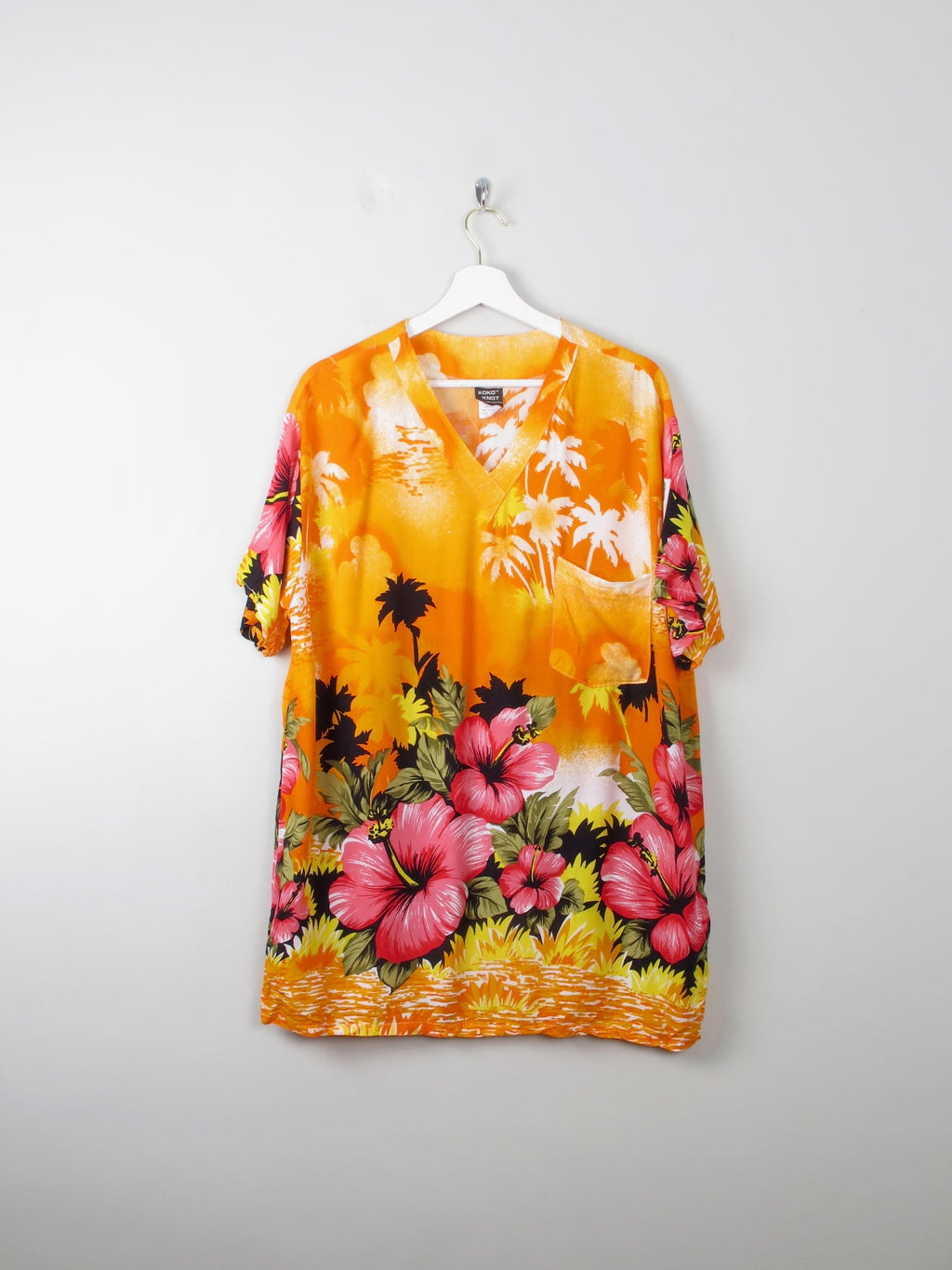 Men's Vintage Hawaiian Top  L/XL - The Harlequin