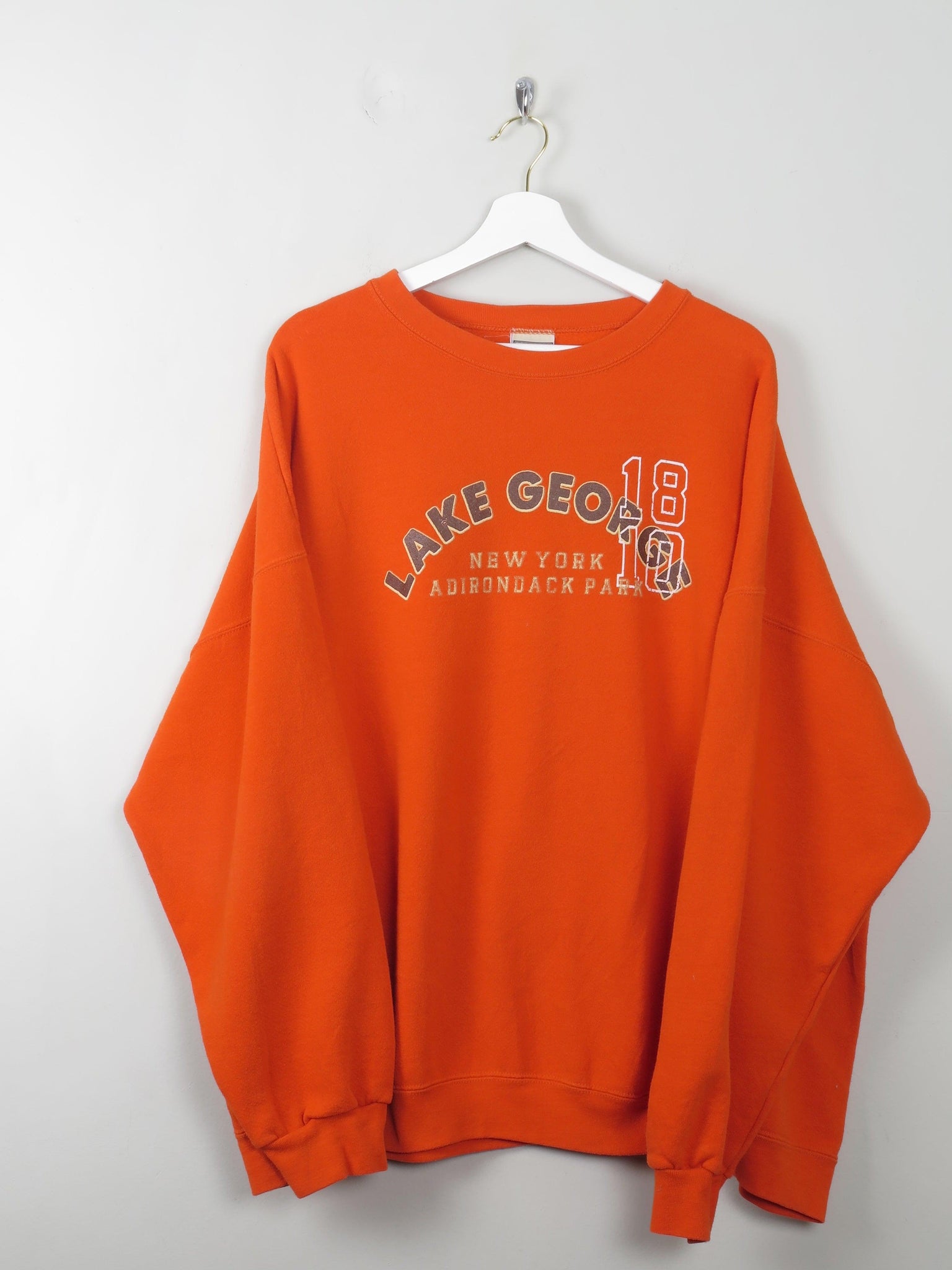 Men's Vintage Lee Orange Sweatshirt XL/XXL - The Harlequin