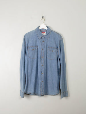 Men's VIntage Levis Denim Shirt L - The Harlequin