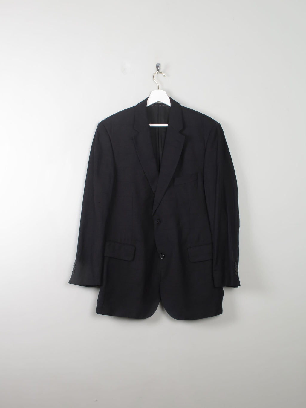 Men's Vintage Linen Burberry Jacket Navy 42" M/L - The Harlequin