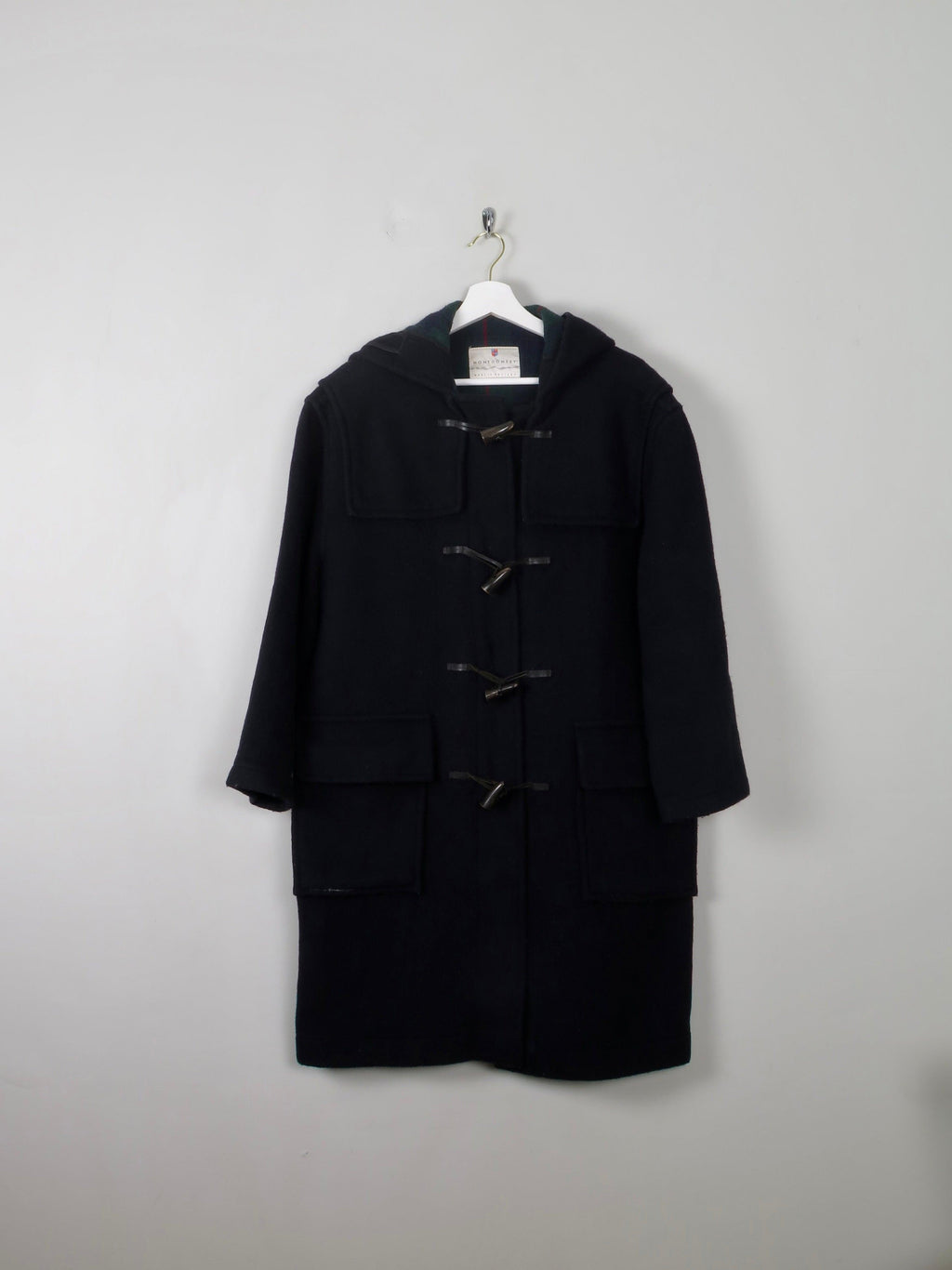 Men's Vintage Navy Duffle Coat S - The Harlequin