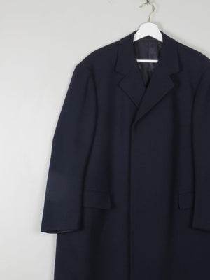 Men's Vintage Navy Wool Coat XL/XXL - The Harlequin