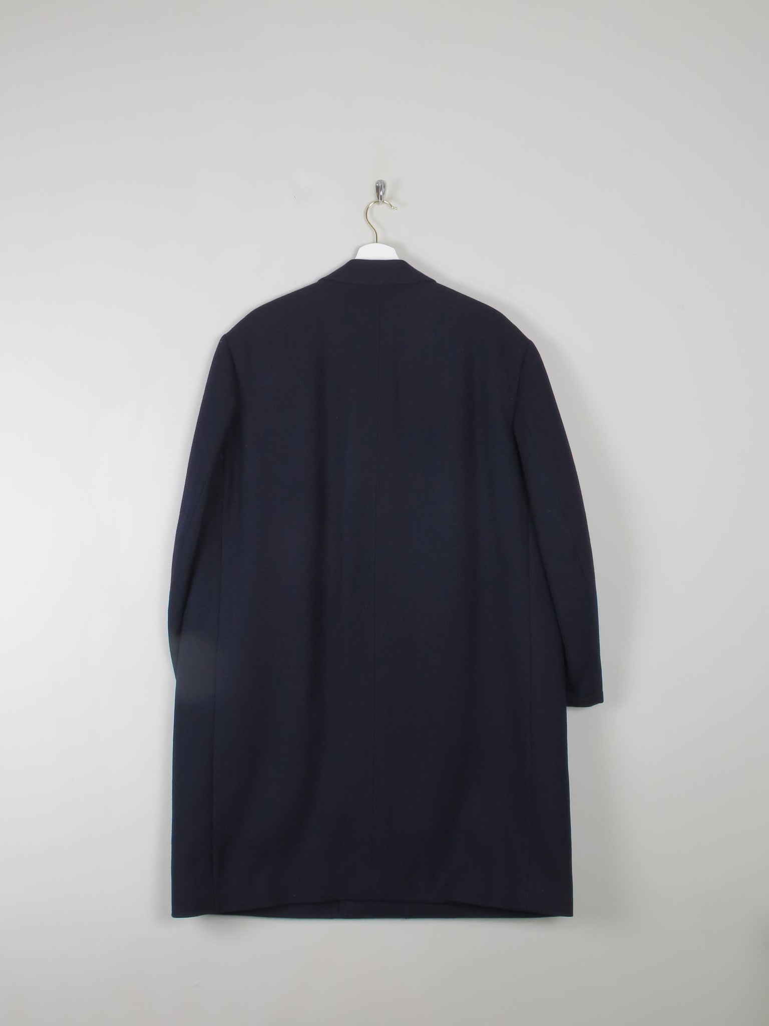 Men's Vintage Navy Wool Coat XL/XXL - The Harlequin