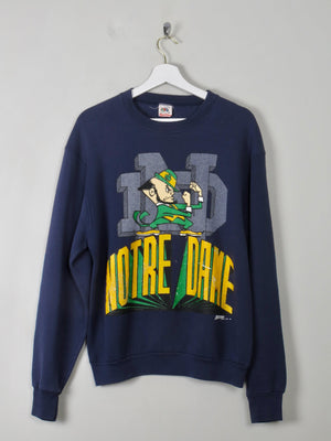 Men's Vintage Nortre Dame Sweatshirt M - The Harlequin