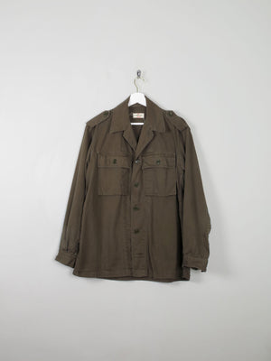 Men's Vintage Style Military Jacket L - The Harlequin